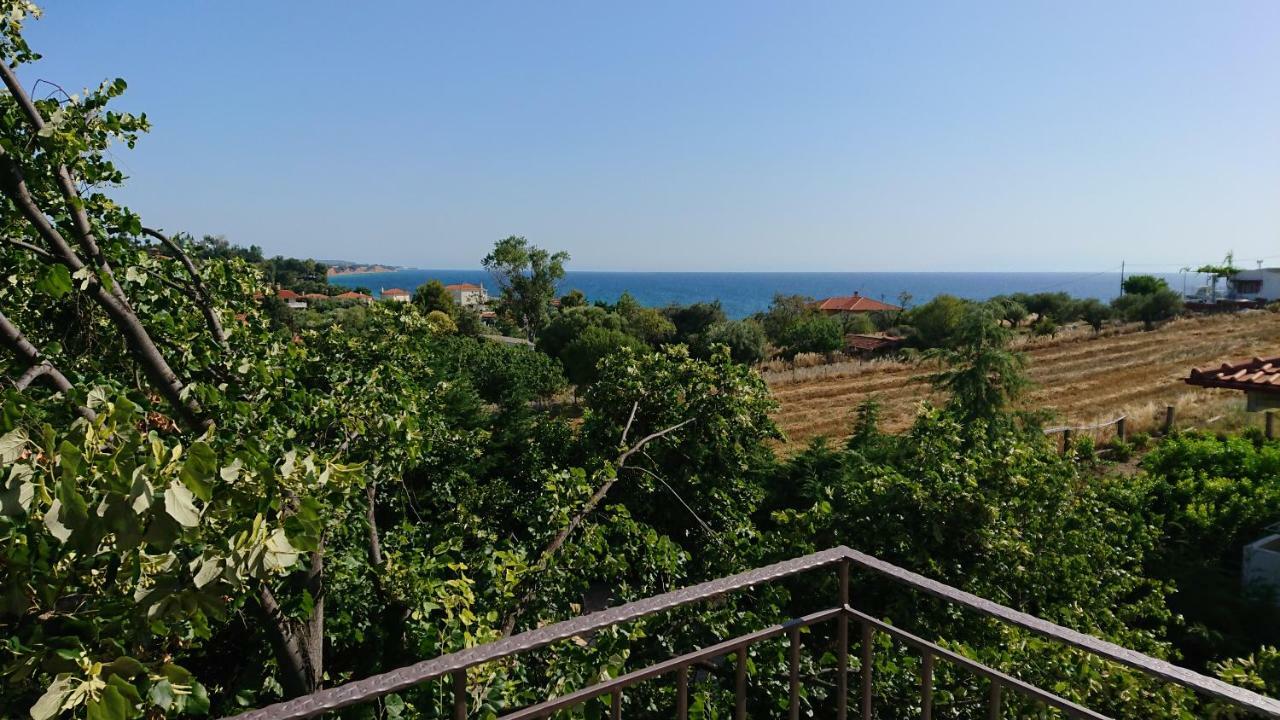 Stone House With Seaview Apartment Nea Poteidaia Ngoại thất bức ảnh