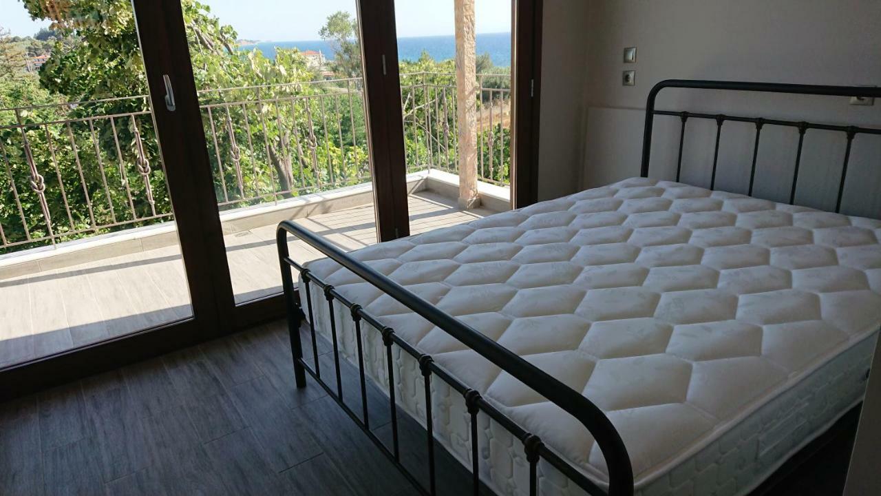 Stone House With Seaview Apartment Nea Poteidaia Ngoại thất bức ảnh