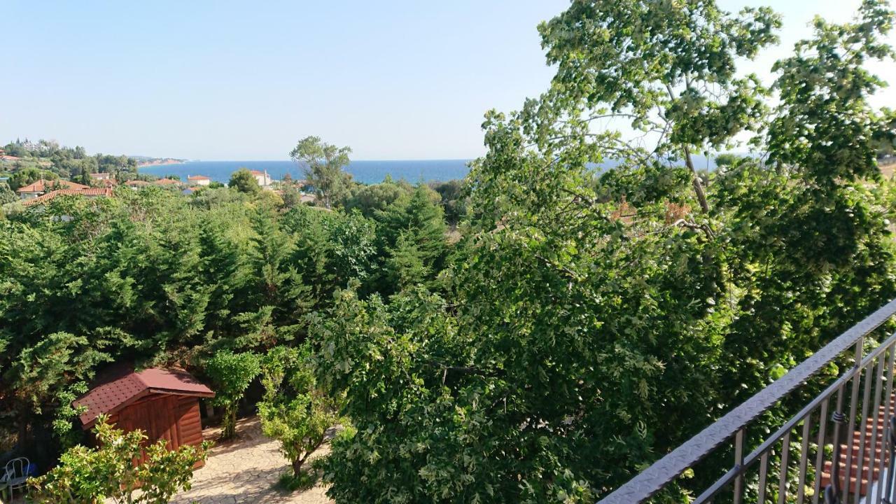 Stone House With Seaview Apartment Nea Poteidaia Ngoại thất bức ảnh