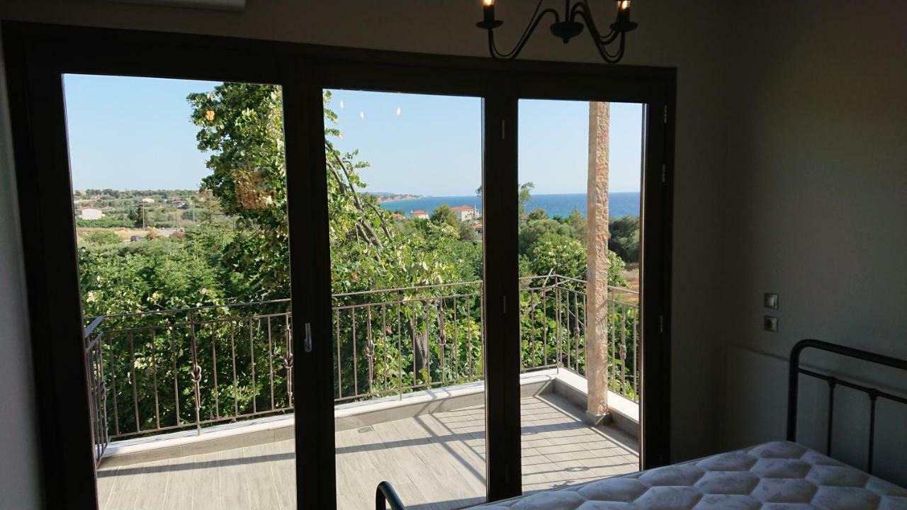 Stone House With Seaview Apartment Nea Poteidaia Ngoại thất bức ảnh