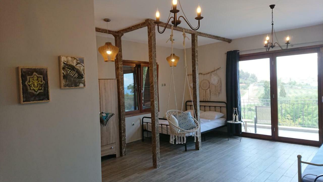 Stone House With Seaview Apartment Nea Poteidaia Ngoại thất bức ảnh