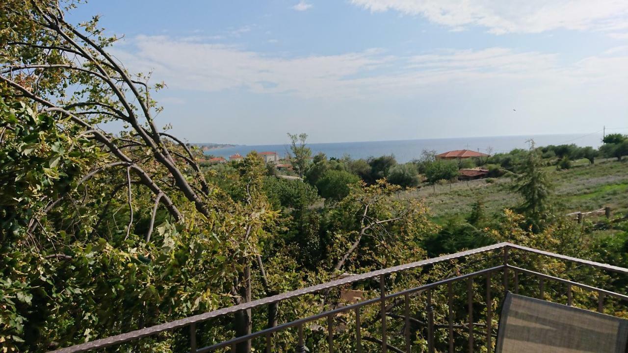 Stone House With Seaview Apartment Nea Poteidaia Ngoại thất bức ảnh