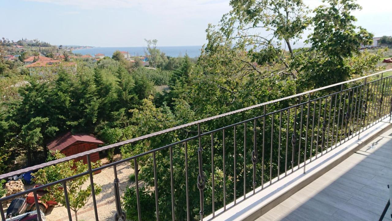 Stone House With Seaview Apartment Nea Poteidaia Ngoại thất bức ảnh
